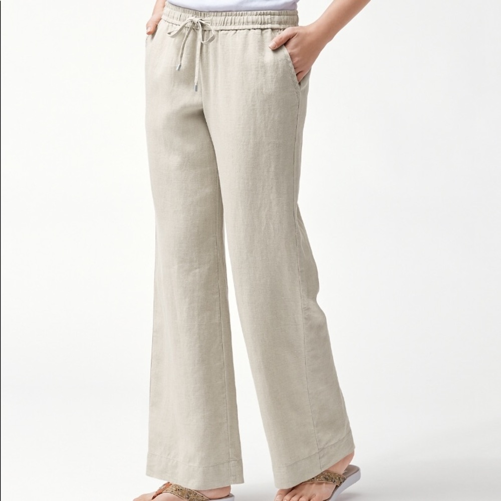 Tommy Bahama Two Palms Linen Easy Pants, Size M